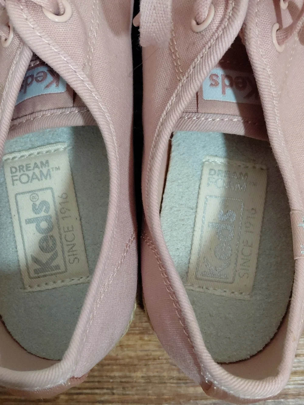 Keds Triple Kick Blush Pink Espadrille Jute Platform Sneakers Size 10